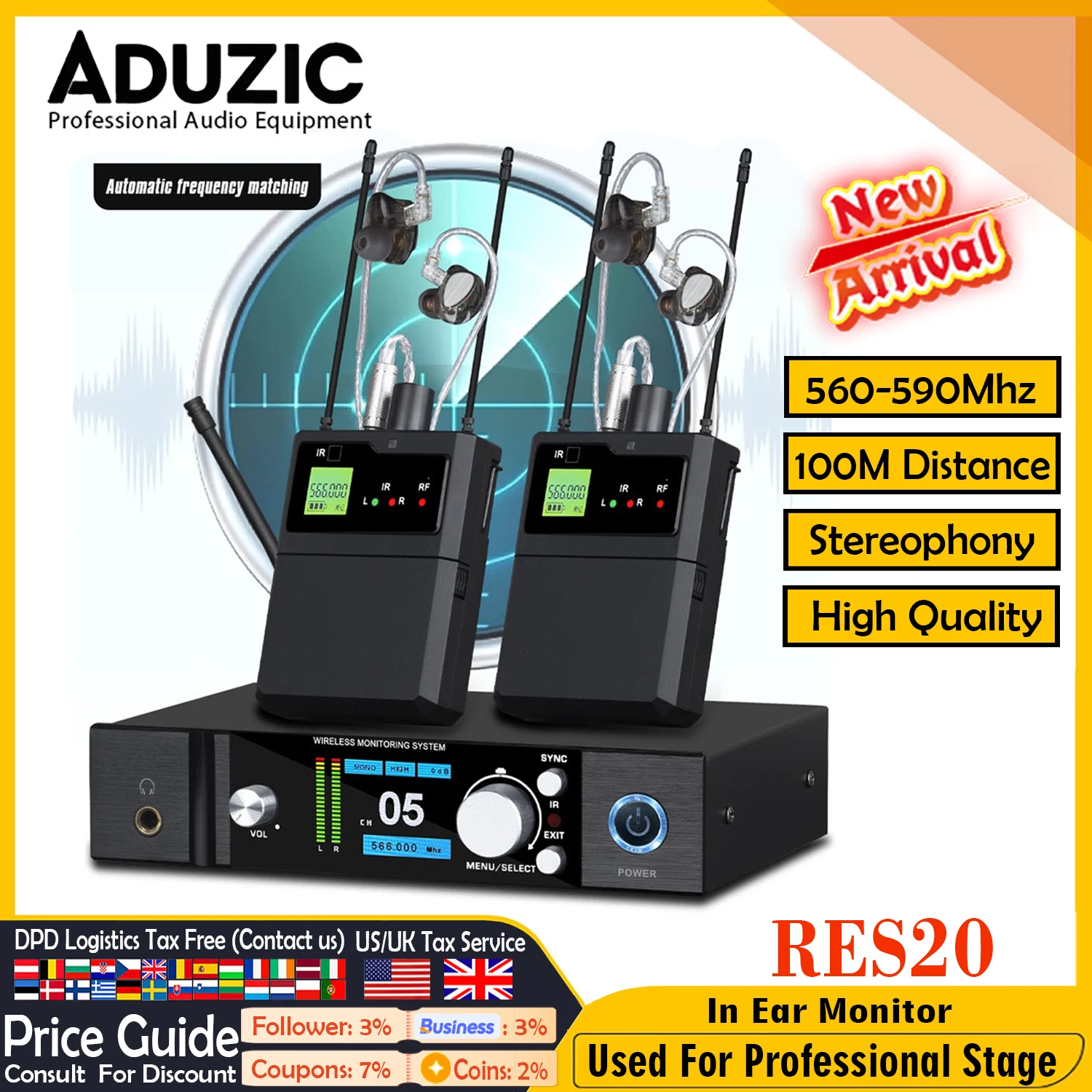 Aduzic RES20 Wirele… - image