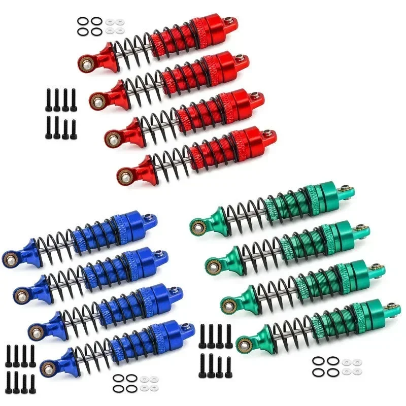 

4Pcs Metal Front and Rear Shock Absorber Damper for Trxs LaTrax Teton Desert Prerunner SST 1/18 RC Truck Car Upgrade Parts