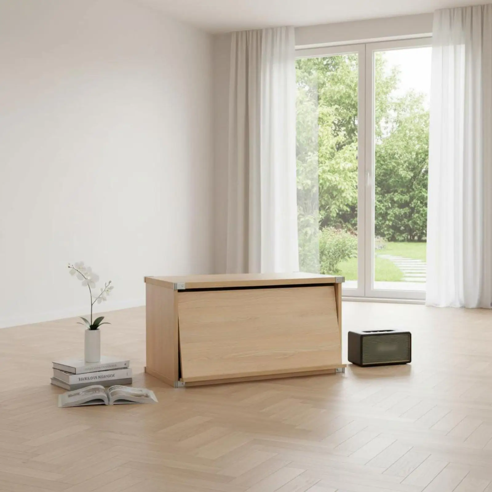 organizador-de-gabinete-de-almacenamiento-blanco-con-cajones-para-sala-de-estar-Area-de-tv-libreria-y-decoracion-de-entrada
