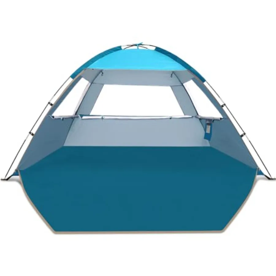 

Beach Tent Sun Shade for/// UPF 50+ Beach Sun Shelter Canopy Tent Lightweight Easy Set Up and Carry