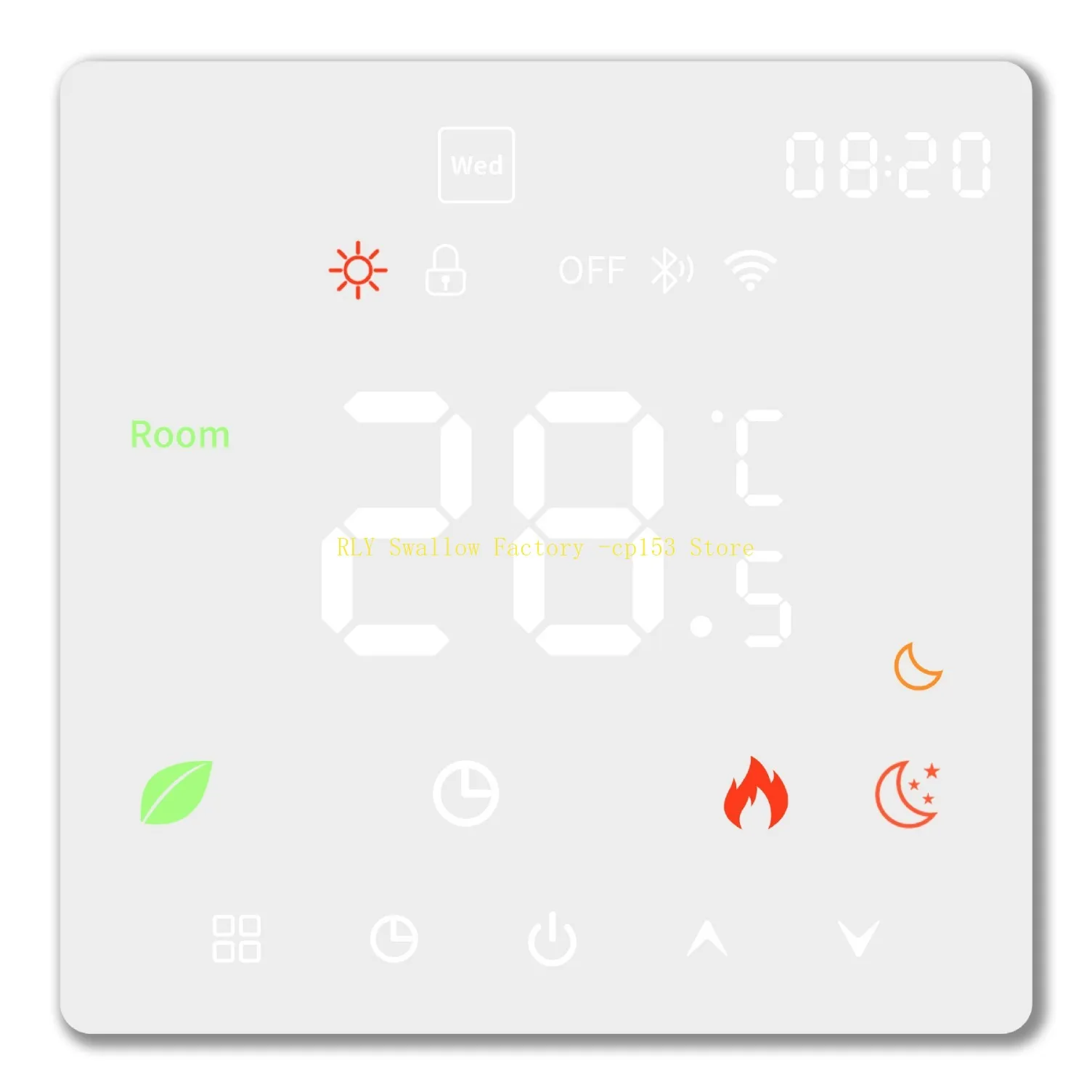 WIFI intelligent floor heating heating thermostat mobile phone TUYA APP control electric heating water