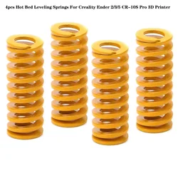 4pcs 3D Printer Parts Spring 8*20MM Leveling Spring 3D Printer Accessories for Ender 2 3 Pro 5 for Creality CR-10S PRO Hot Bed