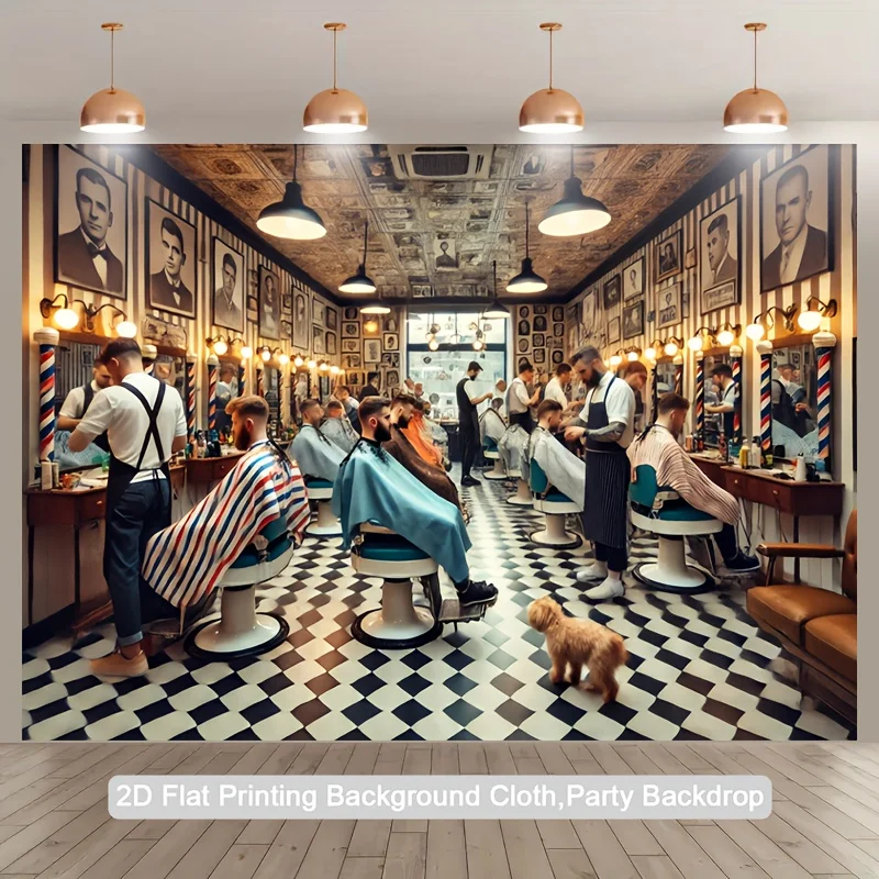 Retro Bar Pub Tapestry Background Decoration Cloth 150x300cm Party Event Backdrop for Photography Studio