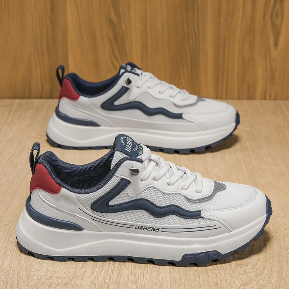 

2026 Sports Shoes Mesh Upper Men's Running Shoes Anti-slip Casual Trendy Shoes Spring New Style Youth