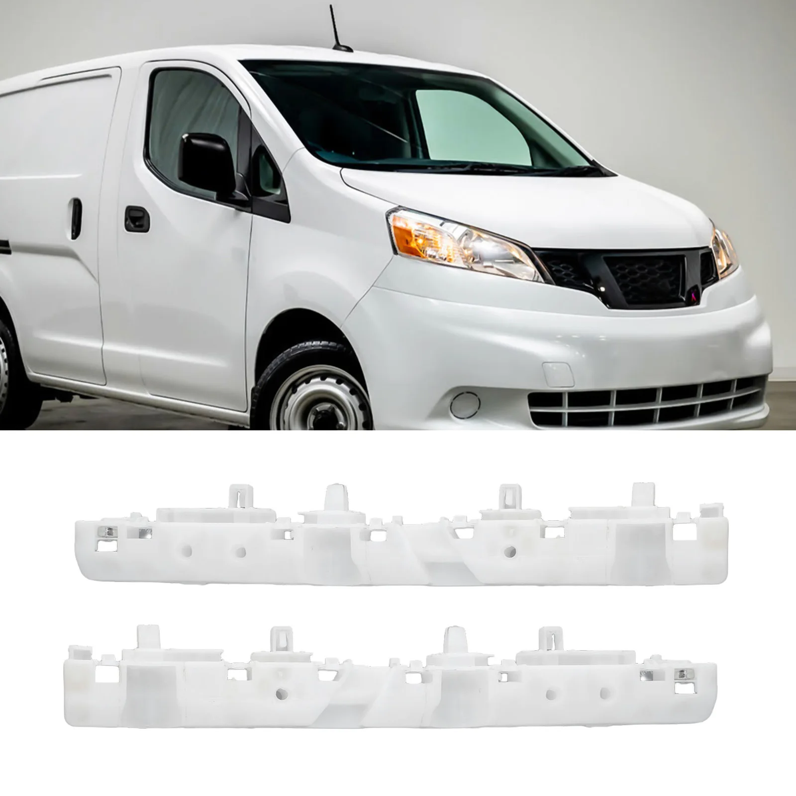 

Как показано на рисунке Кронштейн бампера Фиксатор Кронштейн бампера для Nissan NV200 Недеформационный дизайн OEM 62224-3LM0A