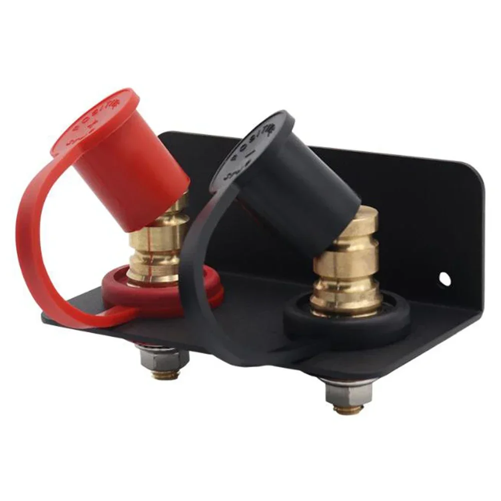

2pc 250A 48V Battery Charging Post Heavy Duty Battery Terminals 3/8" Stud Battery Jump Post For Cars Boats For ATV