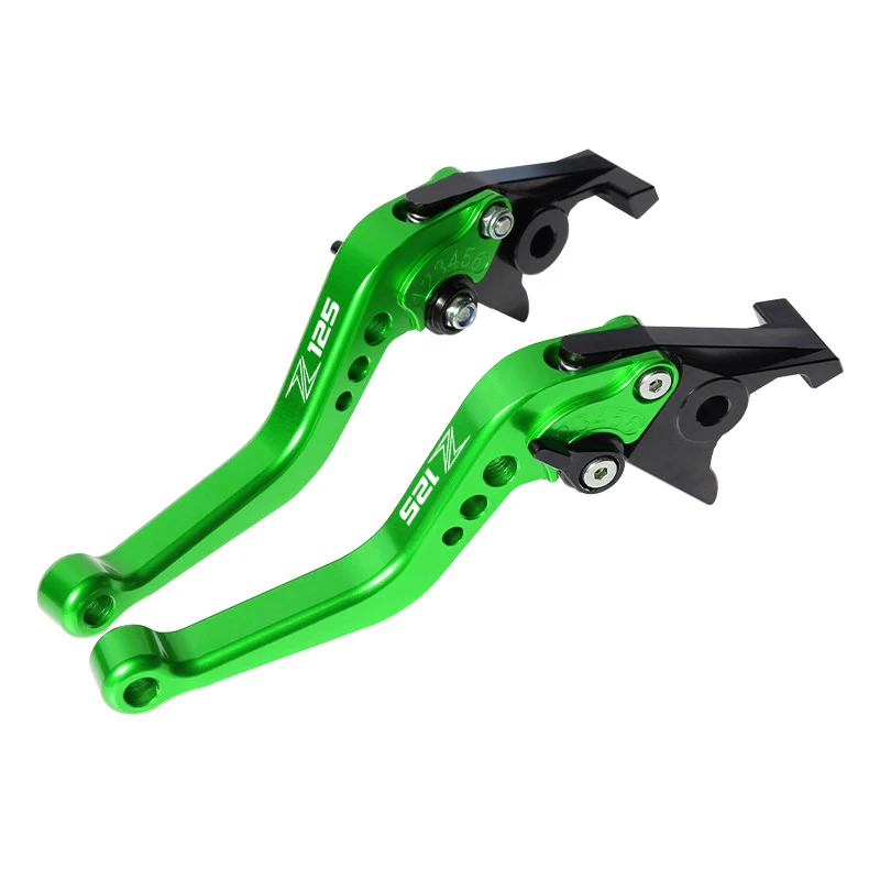 For kawasaki Z125 PRO 2015 2016 2017 2018 NINJA 125 2019 2020 2021 Motorcycle Adjustable Brake Clutch Levers Handlebar grips end view 5