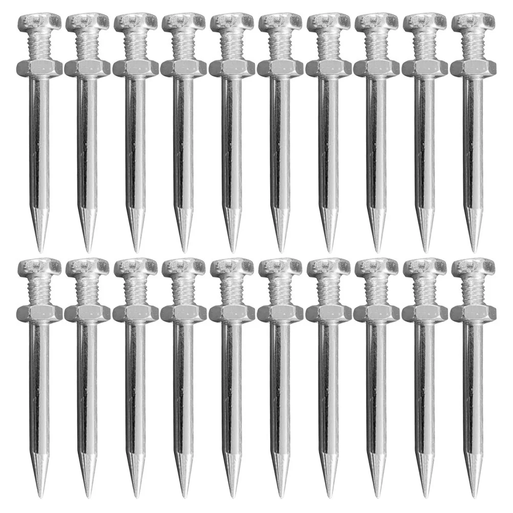 40 قطعة أحذية الحديقة العشب مسمر الأحذية المسامير الرجال استبدال الصنادل المعدنية حصص أدوات ساحة دائم التربة المسامير #3