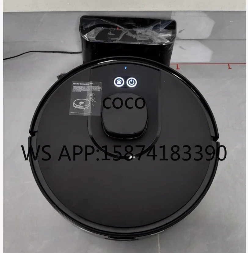 DToF Laser Navigation Robot Vacuum Cleaner, 150 Mins Long Runtime Wet Dry Mop with HEPA Filter & Alexa Voice Control