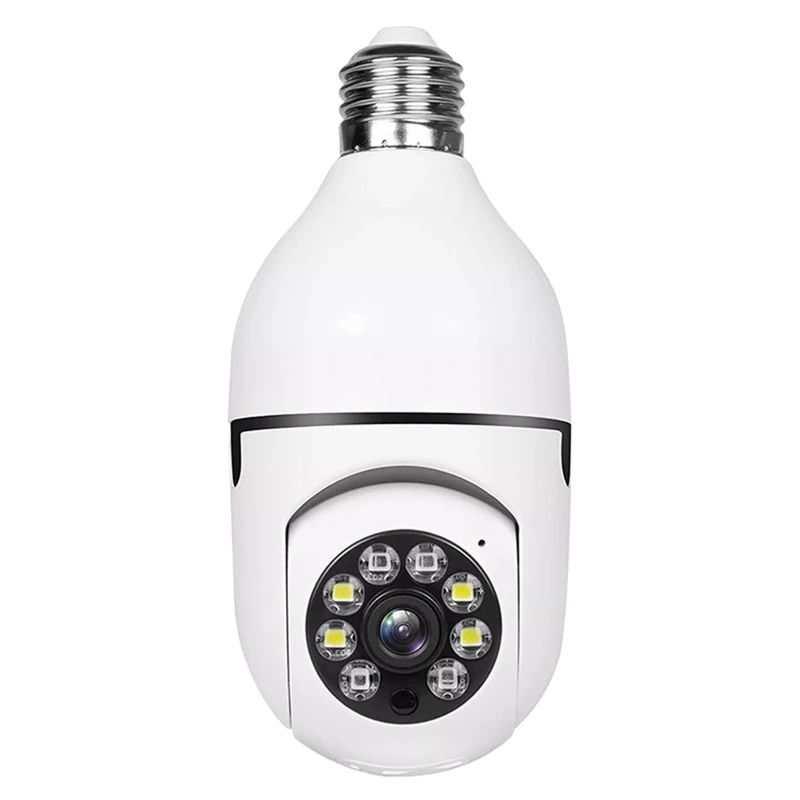 1080P Bulb Camera 360 Rotate Night for Vision Security Camera WiFi