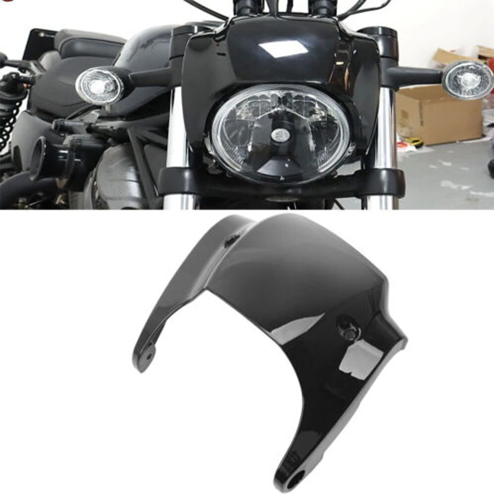 

Глянцевый черный обтекатель передней фары мотоцикла для Harley V-Rod Night Rod Muscle 2002-2011 - индивидуальная посадка