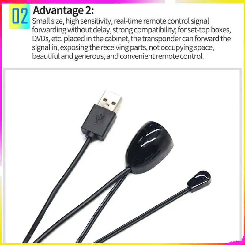 

M04K 20X IR Extender Infrared IR Remote Control Receiver USB IR Receiver Adapter Transmitter