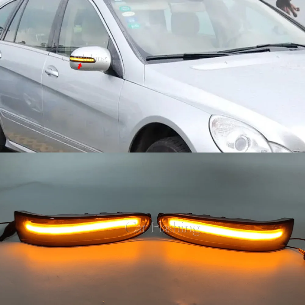 For Mercedes Benz M-class ML W164 GL X164 R W251 ML350LED rearview mirror flow turn signal