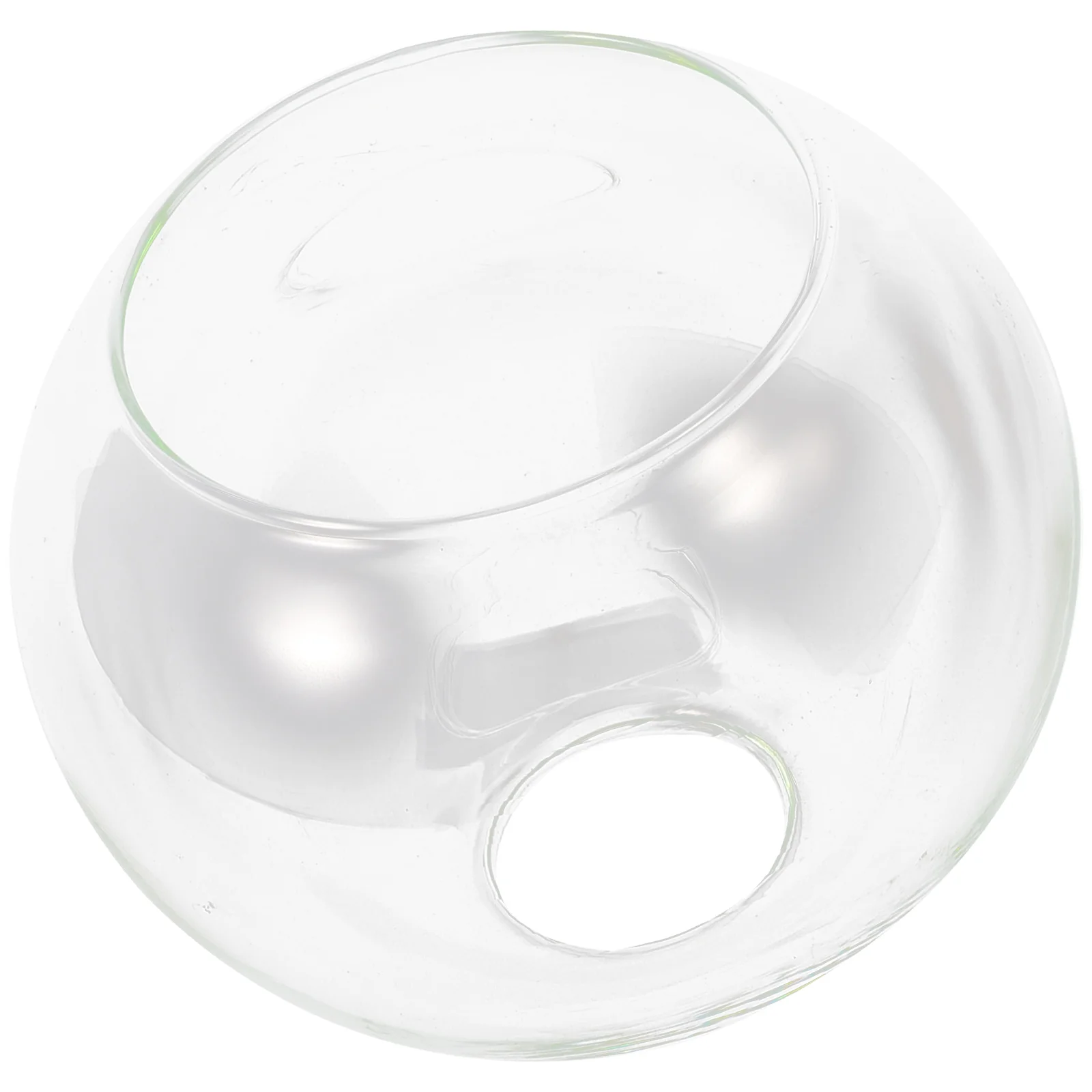 Spherical Glass Lampshade White Light Bulbs Fixture Cover Small Shades for Pendant Lights Large