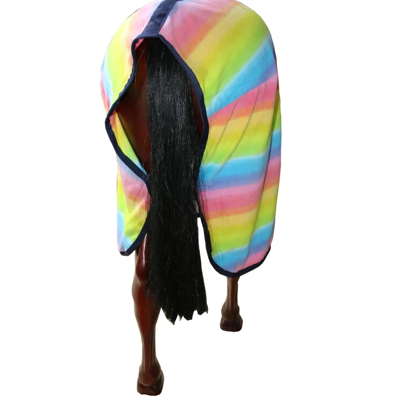 Horse Equipment Rainbow Fleece Rug Comfort Stylish for Horses