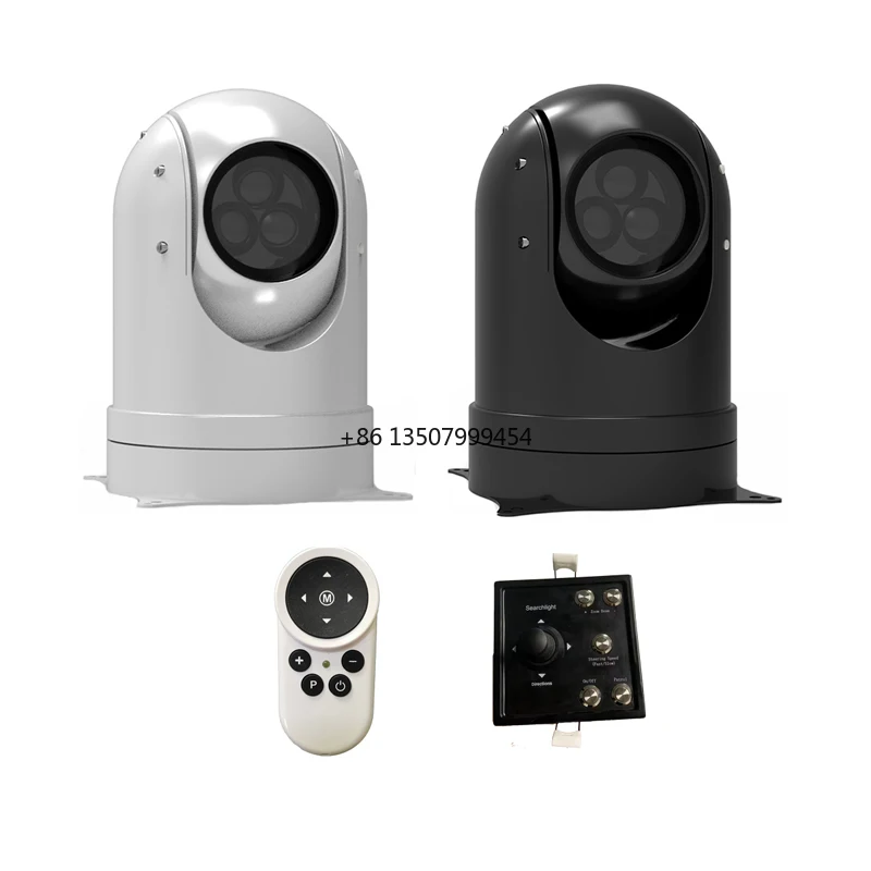 

Car Rotating Spot Light with Zoom Function Yacht Search Light Remote Super Bright Boat Vehicle Remote Control Searchlight Ip66