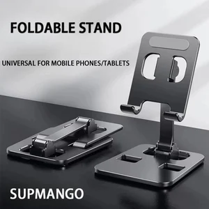 Tragbare Metall -Metall -Falttischunterstützung, Mobiltelefontabelle, fauler Tisch, universelle Mobilfunk- und Tablets -Klammer 10 Hauptverkaufsmetallic Support - №7