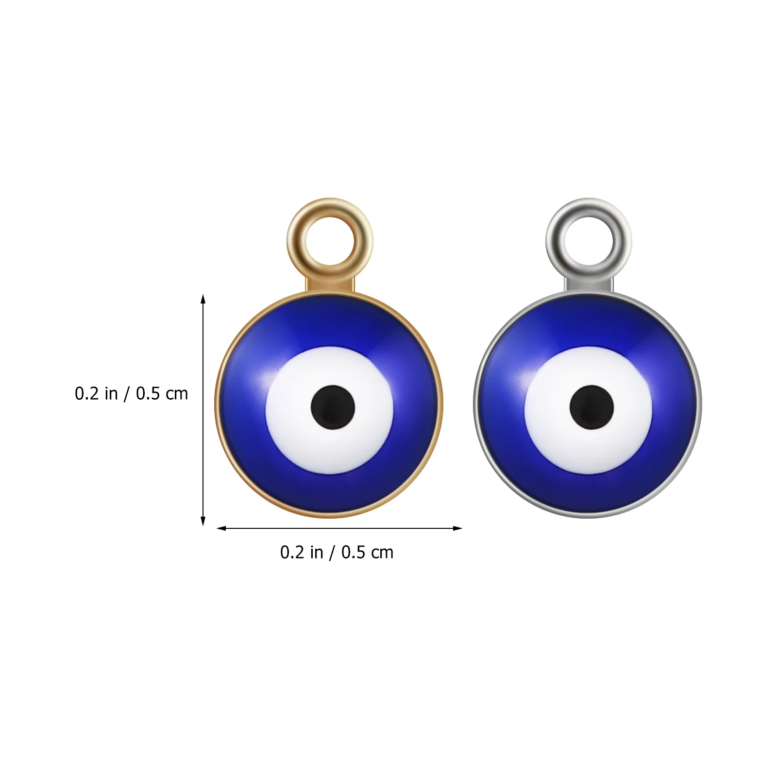 

60Pcs Eye Beads Charms for Necklaces Bracelets Jewelry Making Pendant Crafts Evil Eye Beads Jewelry Pendants Necklace Pendants