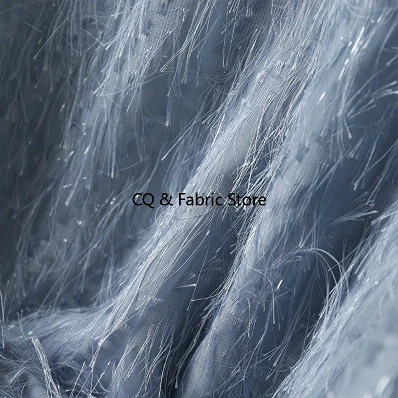 Новая шифоновая стеклянная пряжа, великолепная кисточка, романтическая платье, ткань, весна-лето, женская рубашка, юбка, ткань для шитья своими руками по метрам