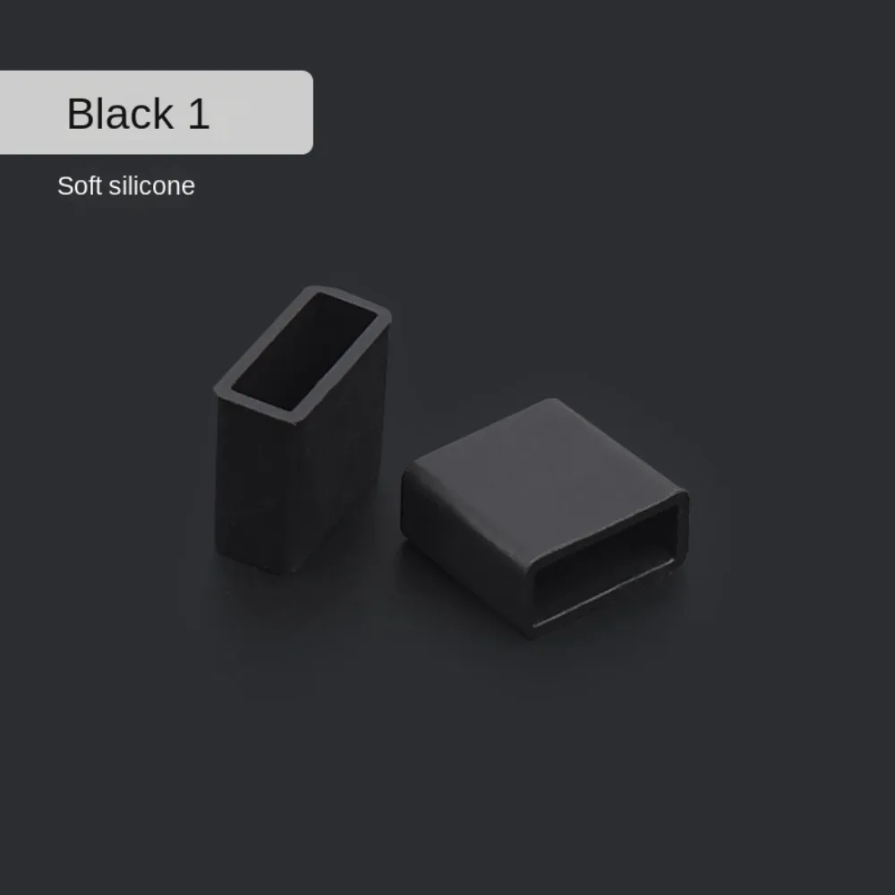 Silicone USB Male Dust Cover Anti-Dust Solid Color Plug Stopper Transfer Data Cord Line Charging Extension