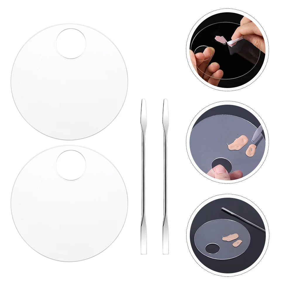 

Makeup Set Manicure Color Handheld Transparent Acrylic Beauty Salon