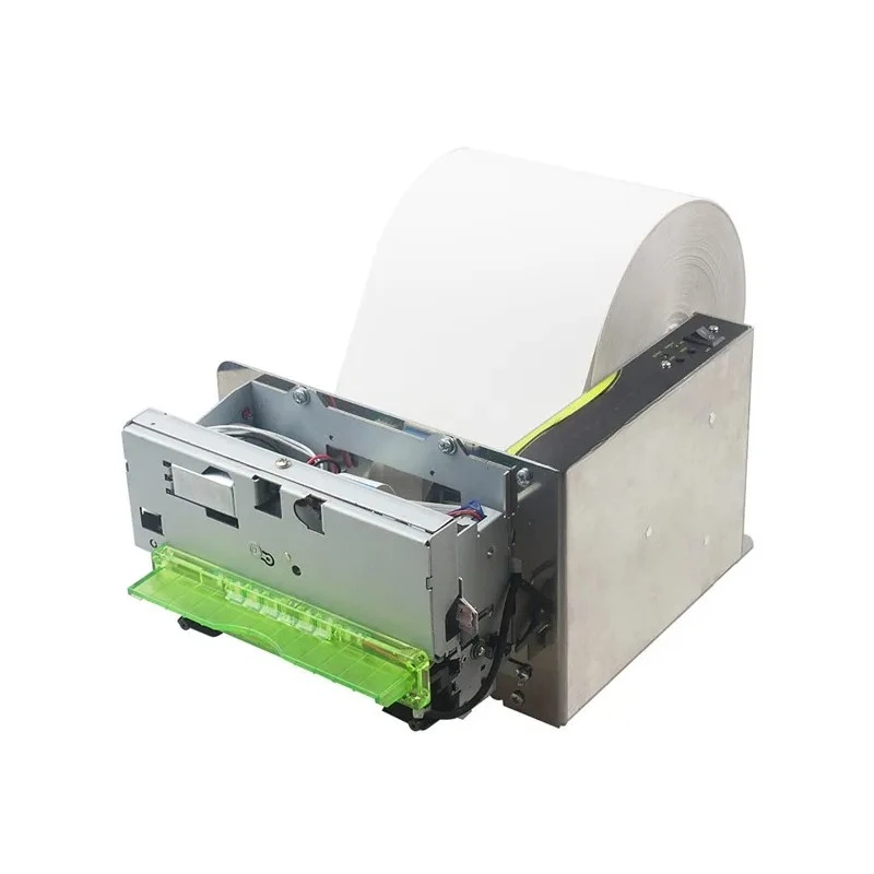 4-Inch KP-400 Thermal Receipt Printer with Auto Cutter, 150mm/s Speed, USB and RS232 Interface for Parking Kiosk System