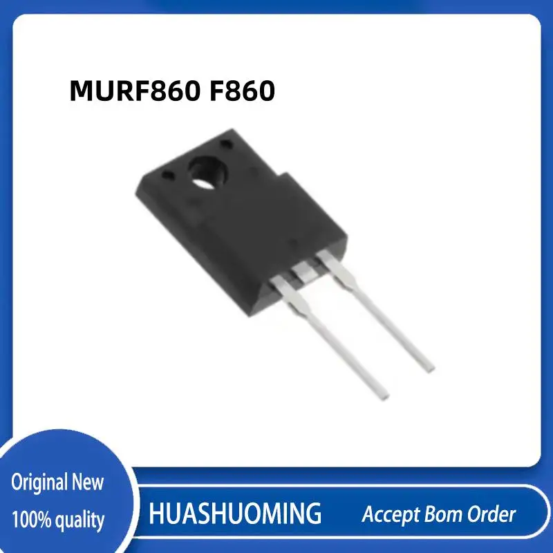 

10 шт./лот MURF860 F860 MURF860 MURF 860 8A/600V TO220F-2