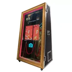 Wholesale Wedding Portable Props Selfie Magic Mirror Photobooth Kiosk Machine Mirror Photo Booth for Events