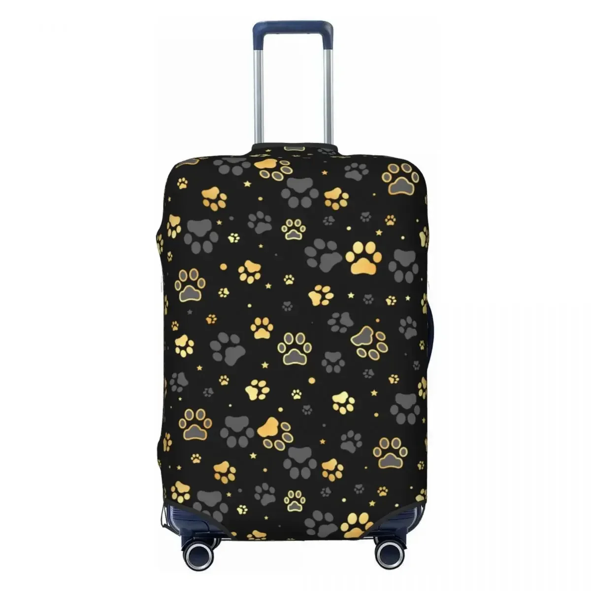 

Custom Animal Footprint Dog Paw Prints Luggage Cover Protector Fashion Travel Suitcase Covers for 18-32 Inch