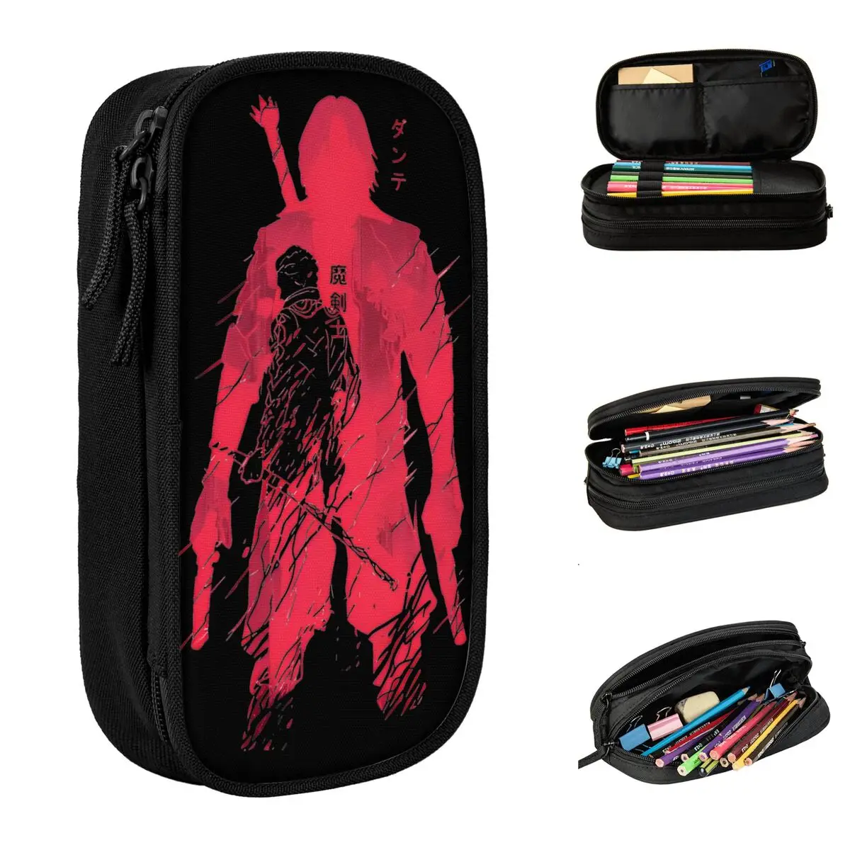 

Креативный дьявол Red Devil May Cry пенал пеналы коробка для ручек для студентов большая вместительная сумка для студентов школьные подарки канцелярские принадлежности
