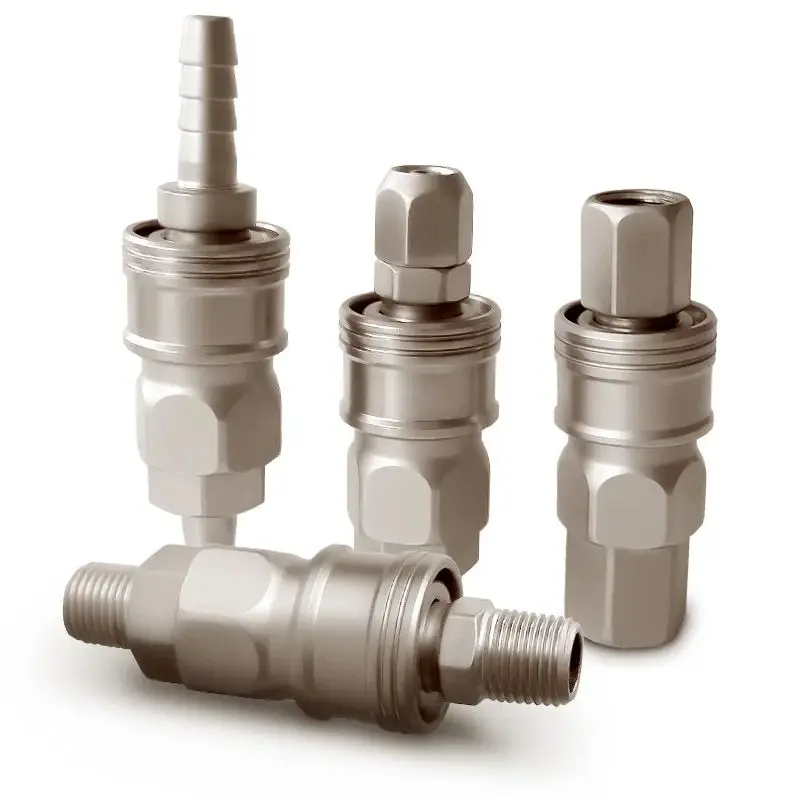 45# Carbon Steel Self-Locking C-Type Joint Air Pump Accessories Air Pipe Quick Male And Female Head Pneumatic Tool Connector