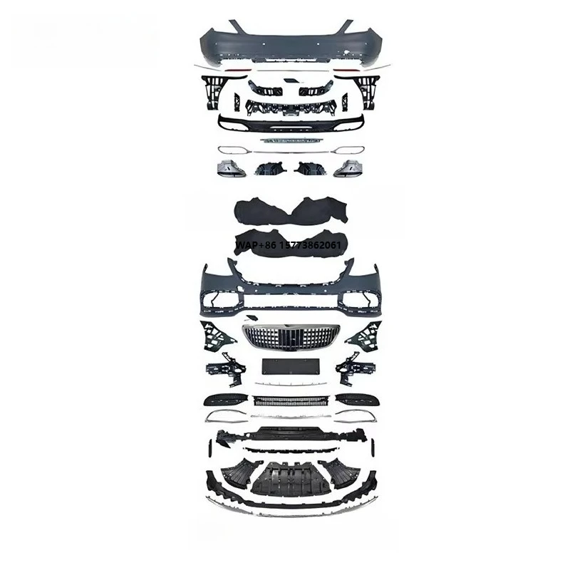 

Автозапчасти: Бамперы для S-класса W222 (пре- и пост-LCI, 14-17 и 18-20), комплекты обвесов