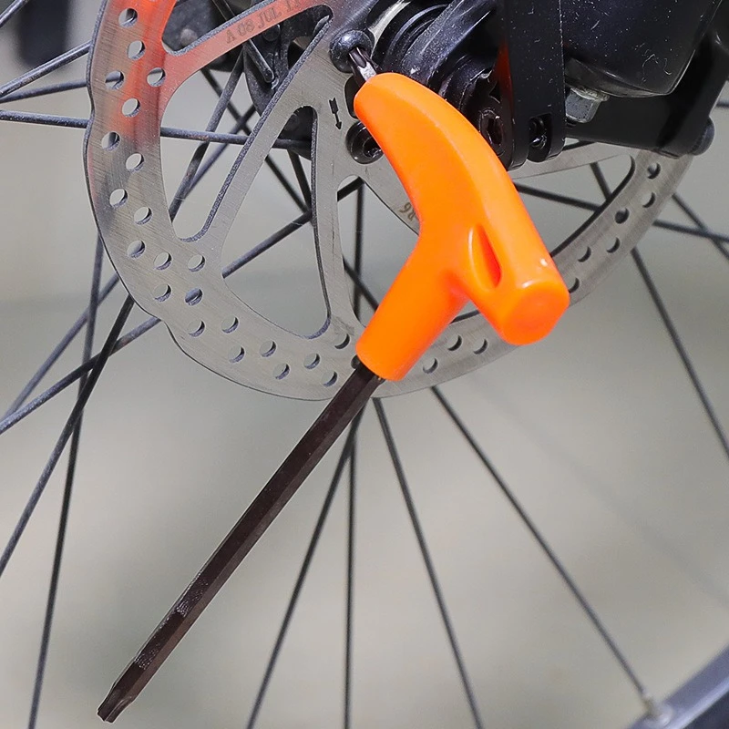 

T25 Wrench MTB Road Bicycle Allen Key T-Type PP Plastic Handle Torx25 T25 Wrench S2 Tool Set Wrench Tools Bike Repair Kit