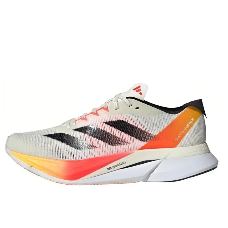 Adidas Adizero Boston 12 Men and Women Running Shoes Anti-slip Wear Comfortable Lightweight Fashion All-match Low-top