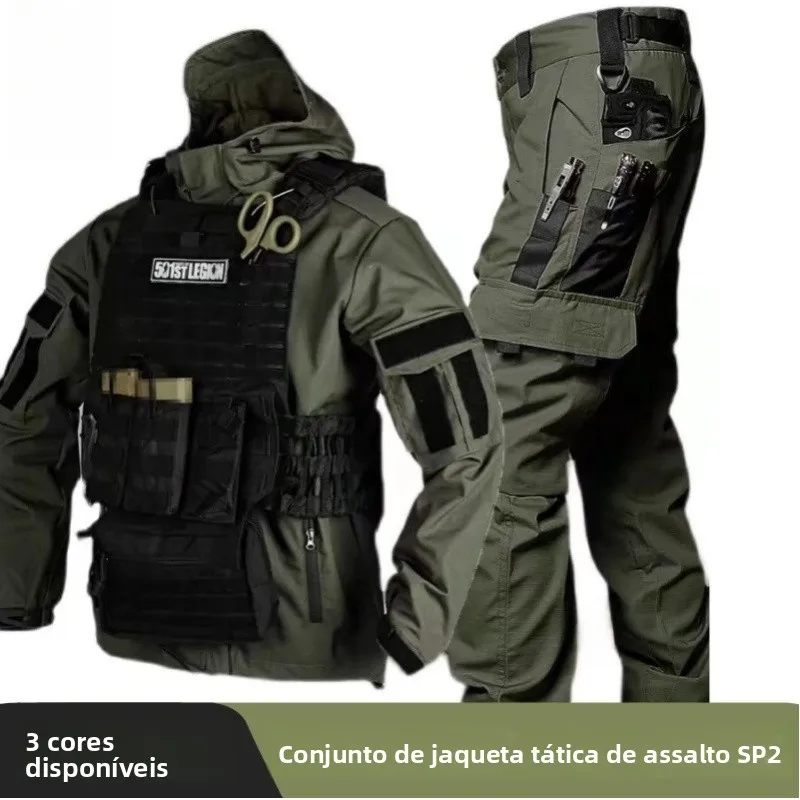 tactical-outerwear-spring-autumn-thin-men's-jaet-sp2-assault-20-tactical-pants-set-long-polyester-goretex-outdoor-gear