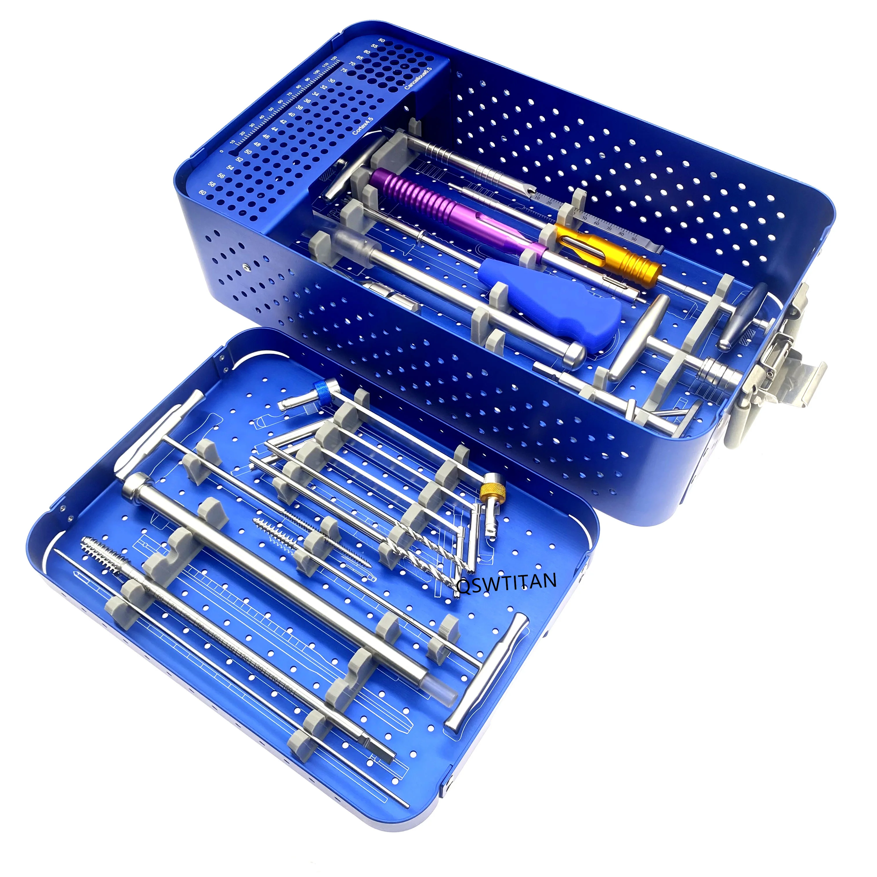 

Orthopedic Set DHS & DCS Plates Instrument Kit Bone Surgery Trauma Surgical Locking Plate