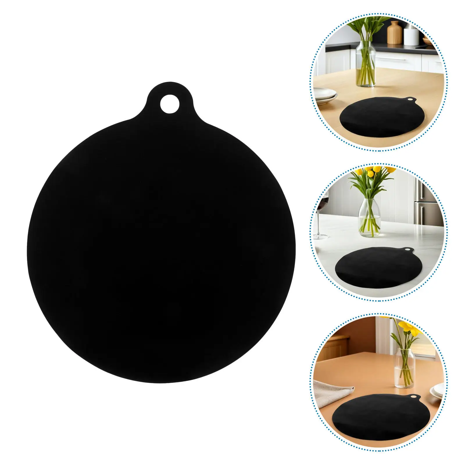 4Pcs Anti Slip Silicone Induction Cooktop Protective Pads Heat Insulation Mats High Temp Stove Protector Home Kitchen 22x25cm