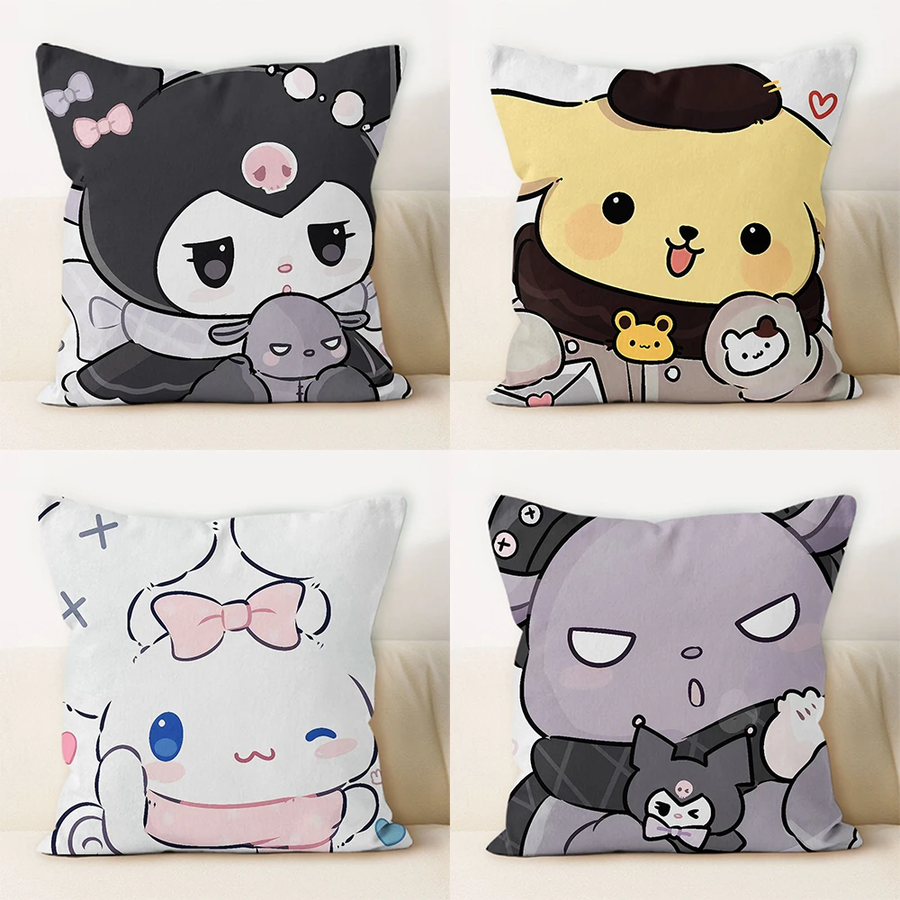 

1pcs Sanrio Pillow Case Melody Laurel Dog Pillowcase Living Room Sofa Cushion Cover Room Bed Pillow Case Bedroom Home Decoration