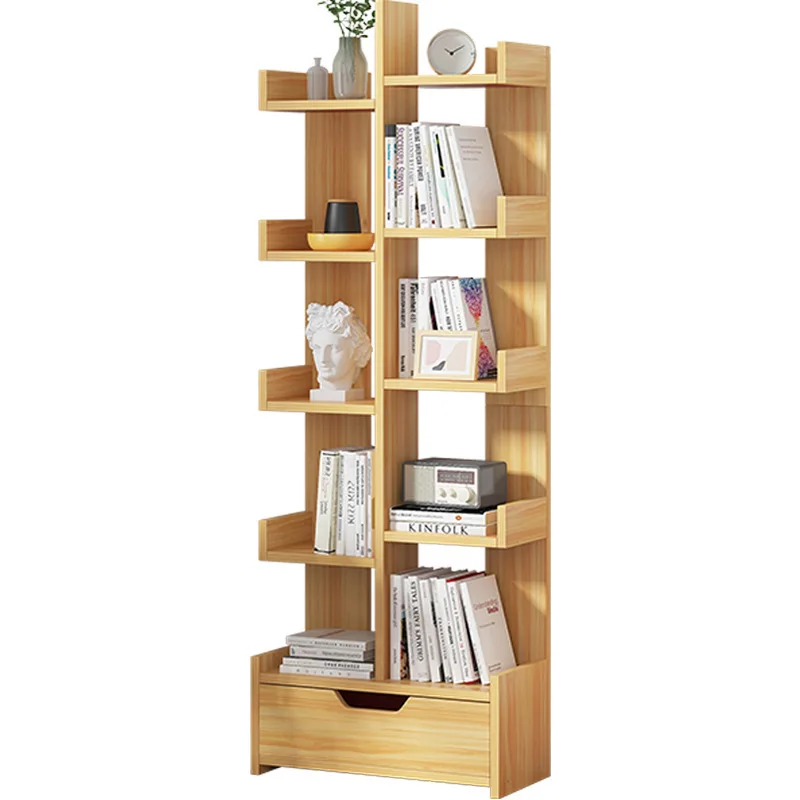 

Bookshelf Floor-to-ceiling bedroom shelf Narrow wall storage rack Living room Office display rack Tabletop storage Narrow cabine