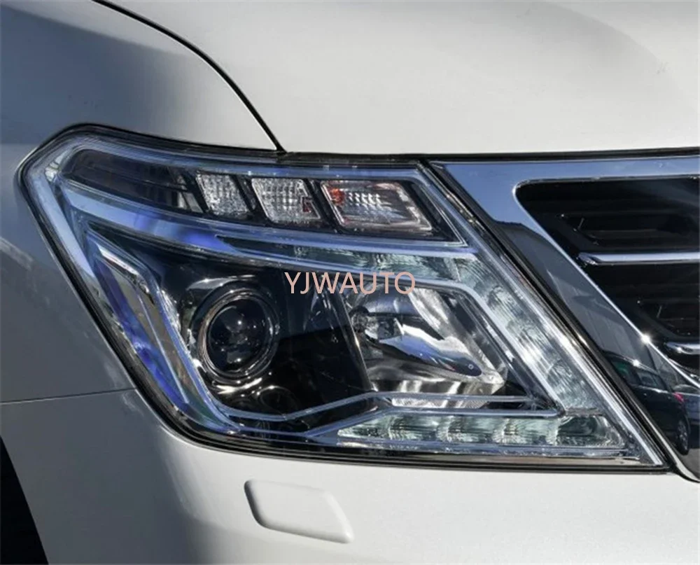 For Nissan Patrol 2012 2013 2014 2015 2016 2017 2018 Headlamp Cover Car Headlight Lens Glass Replacement Auto Shell