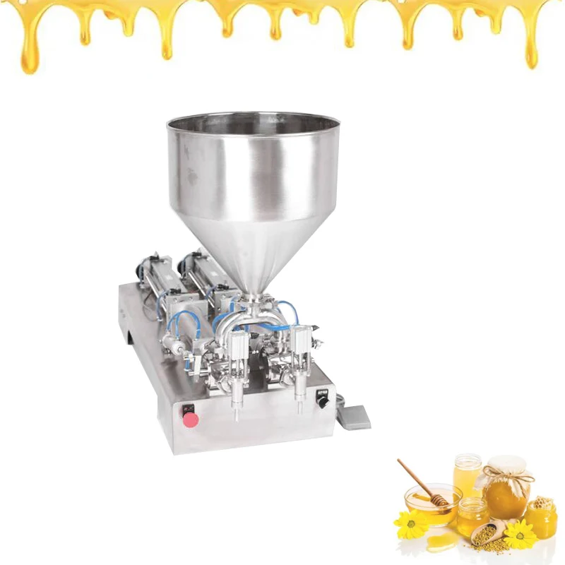 Electro-pneumatic Paste Liquid Dual Use Filling Machine Chocolate Butter Chili Sauce Automatic Quantitative Filling Machine