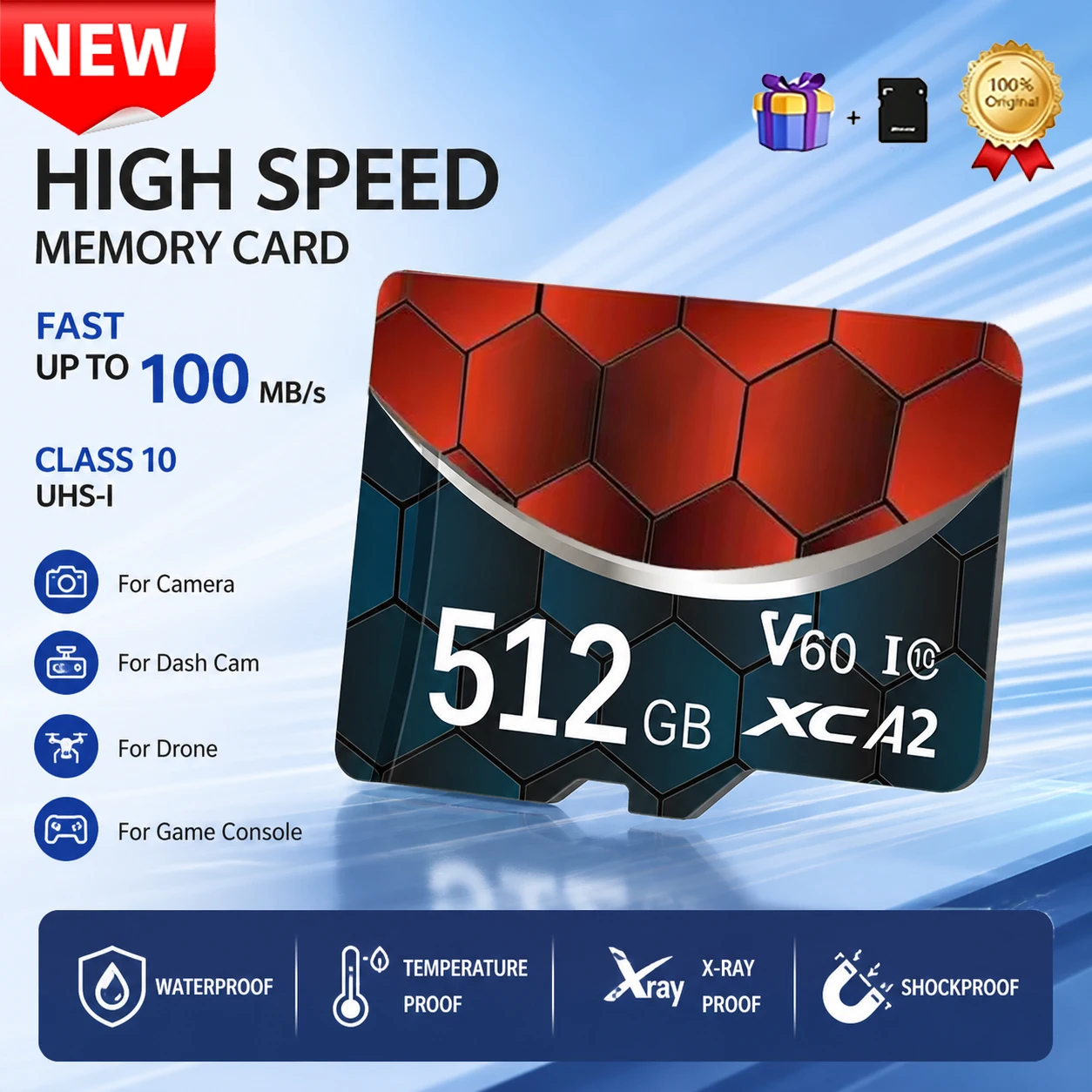 New High Speed Expansion Mobile Phone Memory Card 2TB TF Card 1TB Mini SD Card 512GB TF SD Card For Nintendo Switch Camera 2026