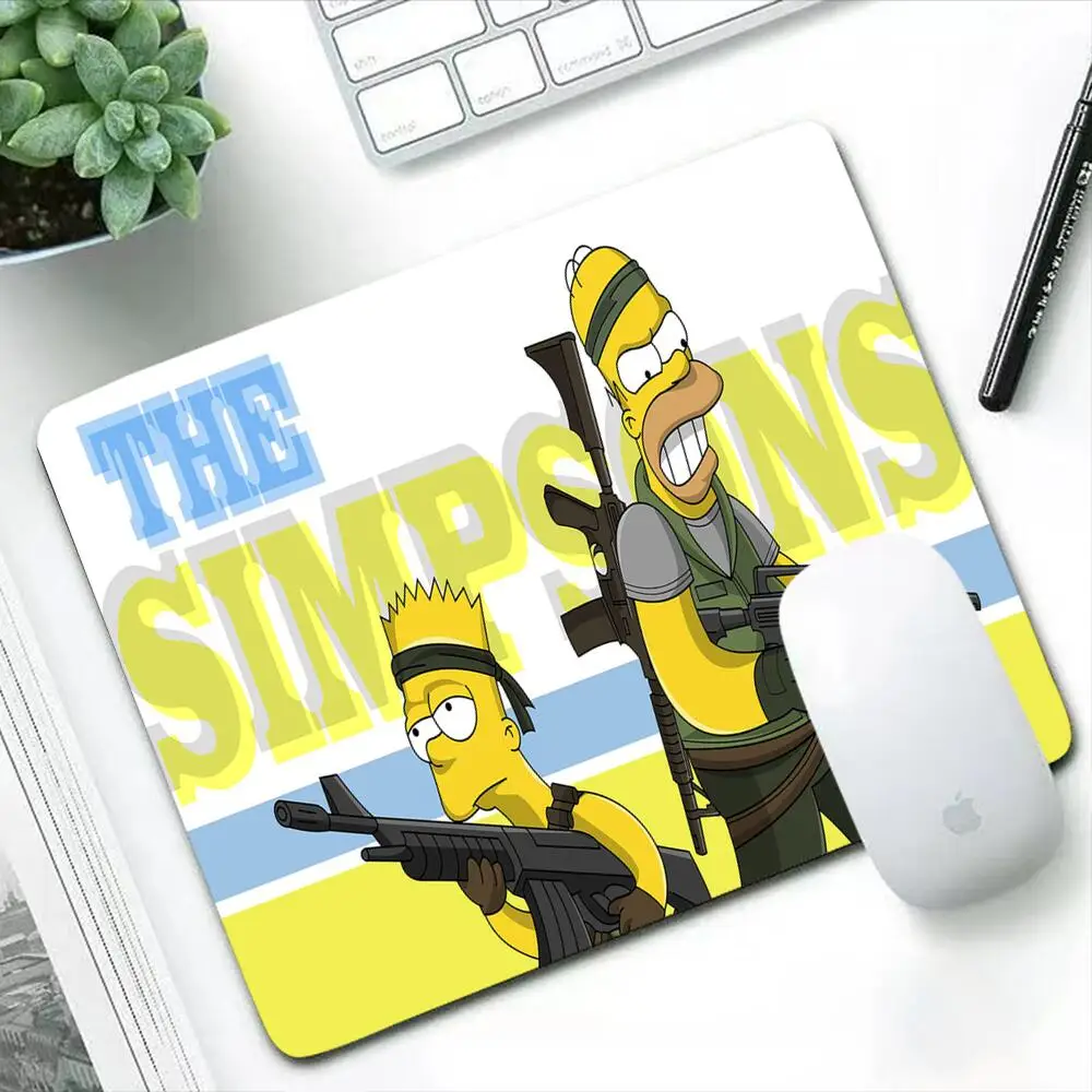 The Simpsons Small Gamer Desk Pad Gaming Mouse Pads Pc Gamer Mausepad Rug Gamers Accessories Varmilo Mice pad Keyboards Mat