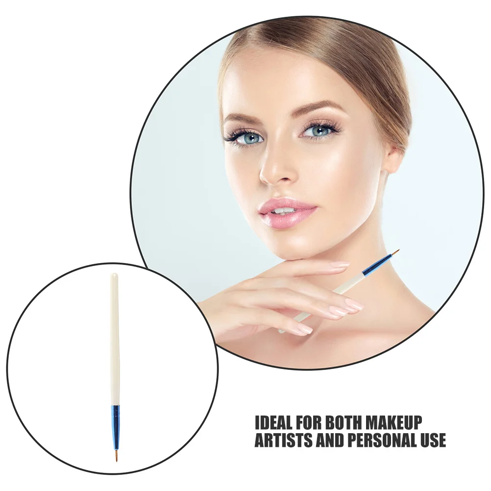3 pçs pincel de delineador ponto fino conjunto de pincéis de maquiagem portátil ferramenta de fundação ferramenta de maquiagem dos olhos aplicador corretivo