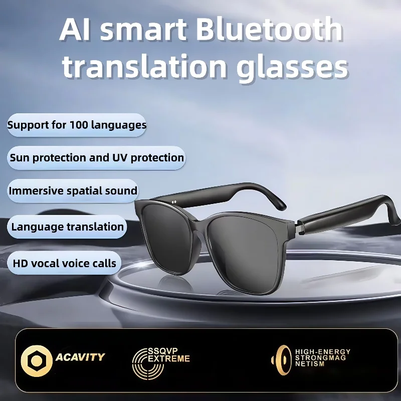 

Обновление GS05, умные очки, многофункциональная камера, Bluetooth-вызов, голосовой помощник, музыкальный плеер, переходные очки