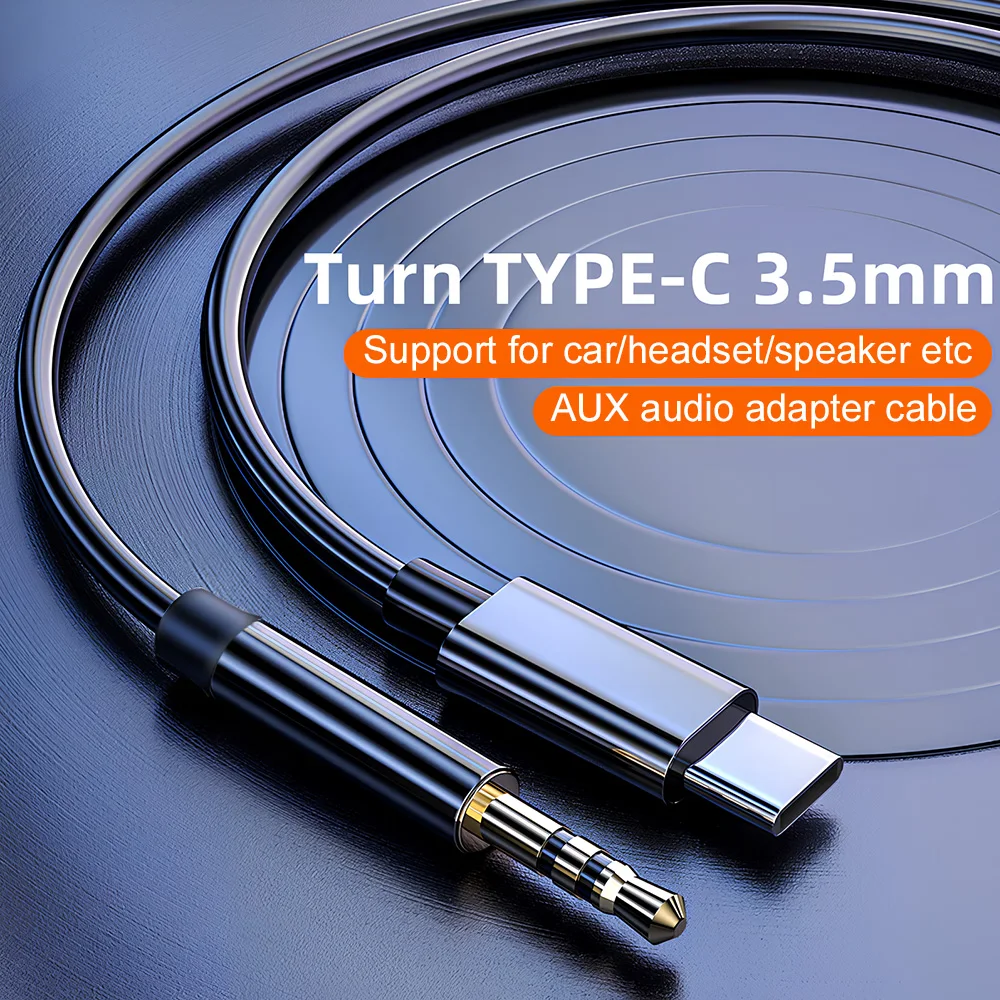 USB Type C To 3.5 Mm TRRS 4 Pole Aux Cable For IPhone 17 18 16 15 ProMax iPad Samsung Headset Mic Car HIFI 3.5mm Audio Connector