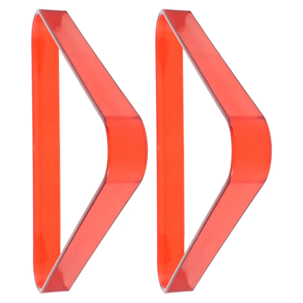 

2pcs Triangle Rack Durable PC Material Home Pub Game Mini Triangle Billiard Frame Table Pool Tournament Accessories