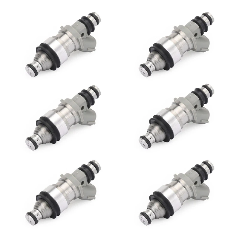 6Piece Fuel Injectors Parts Accessories Fit For Toyota T100 Tacoma 4Runner 1996-1998 3.4L 23250-62030 23209-62030