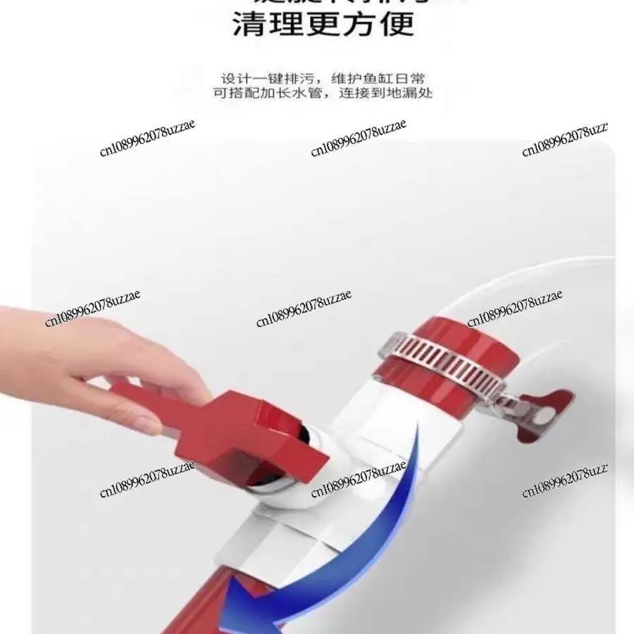 Filter Under The Fish Tank External Toilet Sedimentation Fish Compartment Collector Filter One-click Sewage Fish Stool Separator