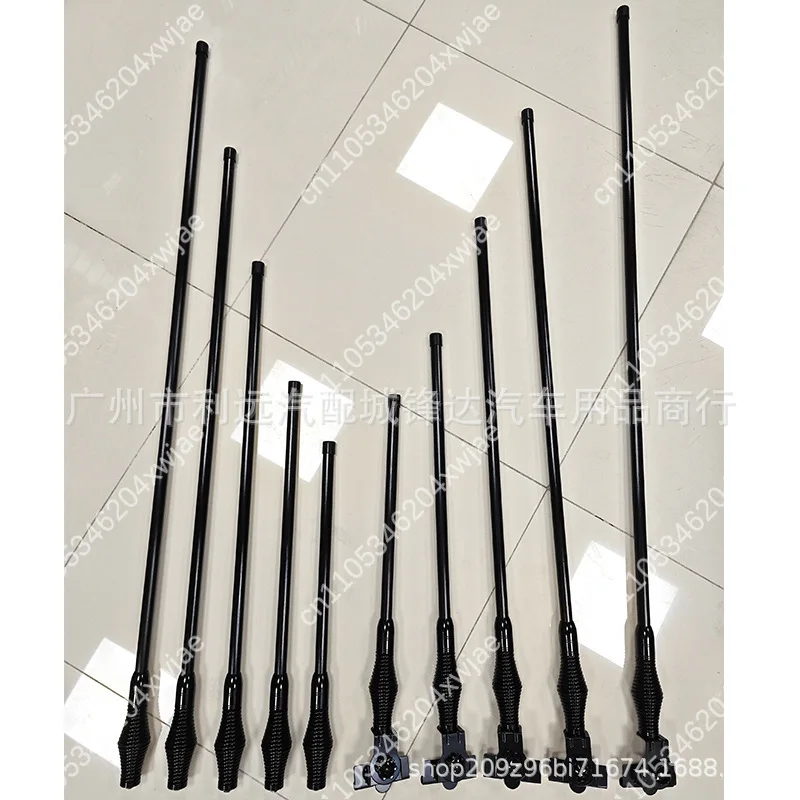 Car Front Bumper Antenna Mount for SUVs Off-Road Vehicles, No-Damage Punch-In Flagpole Antenna Bracket